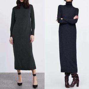 ZARA 100%WOOL DRESS